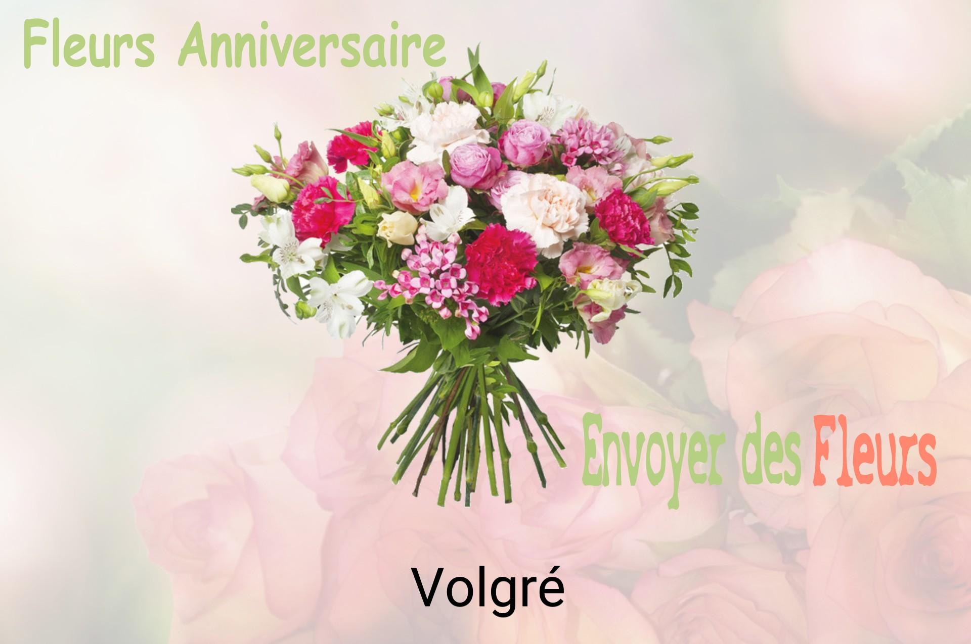 Bouquet de fleurs d’anniversaire livré à Volgré